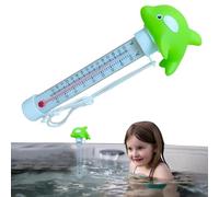 Testeur de piscine - Testeur de température de l'eau pour piscines de dessin animé, équipement facile à lire avec corde pour spas, aquarium, extérieur
