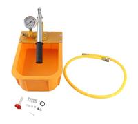 Testeur de pompe hydrostatique Pompe de test de pression d'eau manuelle hydraulique avec jauge pour systèmes de plomberie Installations de chauffage Alliage d'aluminium Plastique