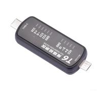 Testeur de port Type-C pour t6 Tail Insertion Tester pour t6 Tail | Détection rapide des erreurs, indicateur LED bleu, compatible avec type C, diagnostic précis, test efficace