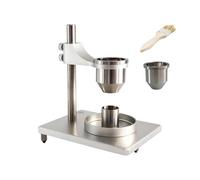 Testeur De Poudre À Double Entonnoir, Testeur De Fluidité De Poudre, Débitmètre De Hall 60°, Entonnoirs 2.5/5mm Laiton/Inox, Pour Labos & Institutions De Contrôle Qualité(Stainlesssteel,2.5+5mm)