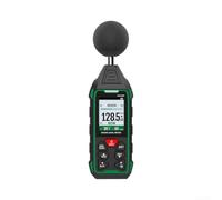 Testeur de pour bruit Portable avec Température Humidité Testeur | Précision ±1.5dB, plage 30-130dB, modes pour a/c, détection stable, microphone condensateur