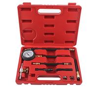 Testeur de pression de carburant pour essence TU-113, outil de diagnostic pour pompe d’injection de carburant sans fil avec échelle double en psi/bar, inclut des adaptateurs pour l