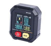 Testeur De Prise Courant US/EU Testeur Tension Prise À Affichage Numérique Multifonctionnel Détecteur Terre 48V-250V Dispositif Diagnostic Électrique À Affichage Couleur