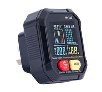 Testeur De Prise Courant US/EU Testeur Tension Prise À Affichage Numérique Multifonctionnel Détecteur Terre 48V-250V Dispositif Diagnostic Électrique À Affichage Couleur