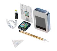 Testeur de prise de connecteur numérique, Black | Vérificateur de taille 5, 5 x 2, 5 2, 1 1, 7, outil ABS compact pour les tâches de réparation et l ' utilisation du