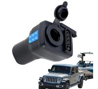 Testeur de prise de remorque à 7 voies, connecteur étanche, connecteur 7 voies vers remorque 4/5 - Pour camions, camping-cars, bateaux, pickup, installation de câblage et atelier