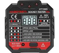 Testeur de prises avec affichage numérique Habotest Ht106D