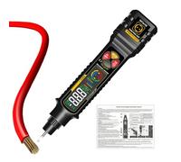 Testeur de Prises Électriques, avec Affichage LED et Détection Lumineuse, Traceur Électrique 2-300V, pour Automobile, Camping-Car, Remorque, Maison et