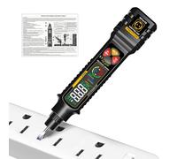 Testeur de Prises Électriques - Localisateur Traceur Intelligent avec Affichage LED et Lumière,Analyseur de Circuit 2-300V | pour Usage Domestique Caravane Camping-Car Véhicule