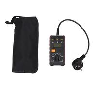 Testeur de Protection Anti - Fuite, Testeur de Prise 3 Pôles, Mesure du Temps d'Action Courant à Fuite 10mA - 35mA, 0,001s - 1,000s, Portable - Indicateur Statut Prise, Protectio