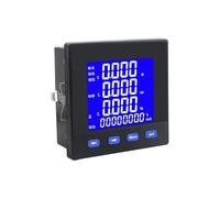 Testeur de puissance multifonction LCD triphasé avec RS485 0,5 classe VAR KWH