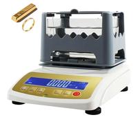 Testeur De Pureté De l'or, Densimètre, Précision 0,001 G, Résolution 0,001 G/Cm³, Testeur Non Destructif De Métaux Précieux (Or, Argent, Platine, Palladium), Rechargeable(No Printer,MDJ-600K)
