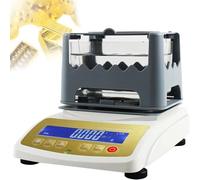 Testeur De Pureté De l'or, Testeur De Valeur K De l'or avec écran LCD, Appareil De Test des Métaux Précieux, Densimètre De Platine, Test De Pureté des Bijoux 0,01/0,005/0,001 G(NoPrinter,XF600K)
