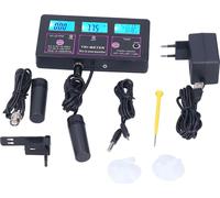 testeur de qualit ? de l?eau 6 en 1 Multifonction PH Temp Ec Cf Rh tds Appareil de mesure pour aquarium hydroponique PH -217EU -Connecteur 230 V
