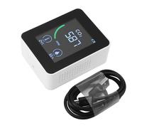 Testeur de qualité de l'air, moniteur de CO2, testeur de température et d'humidité, chargeur USB, compteur de qualité de l'air, détecteur de concentration de CO2 en temps réel pour la maison, la