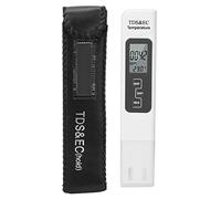 Testeur de Qualité de l'eau, 3 en 1 Testeur de Qualité de l'eau Mesureur de Température Conductivité EC avec Ecran LCD pour l'eau Potable 0〜9999PPM