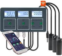 Testeur de qualité de l'eau, mesure multi-paramètres, connexion de données WiFi, fiche UE