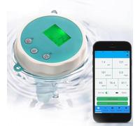Testeur de qualité de l'eau, moniteur flottant 6 en 1 pour pH, EC, ORP, chlore, salinité et température, étanchéité IP67, idéal pour piscines, spas, aquariums