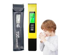 Testeur de qualité de l'eau numérique - Metter précis, Dispositif de Test Multifonctionnel | Eau Potable, Piscine, Aquarium, hydroponie, sécurité des ménages, puits, Recherche en Laboratoire, Test