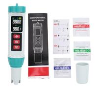 Testeur de qualité de l'eau Portable, sonde très sensible 5 en 1 PH EC TDS, compteur de température de salinité, piscines d'aquarium, laboratoire agricole
