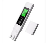 Testeur de qualité d'eau 4 en 1 - TDS, EC, température 0-9999 ppm - Version améliorée pour l'eau potable de diverses sources