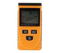 Testeur de Radiation Électromagnétique, Champ Électrique 1-1999V / m, Champ Magnétique 0,01-99,99μT, Affichage LCD - Alarme Sonore et Lumineuse, Sécurité et Évaluation Fiable