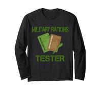 Testeur de Ration Militaire MRE pour Repas prêt à Manger Manche Longue