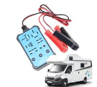 Testeur de Relais Auto | Métal Robuste 12V 24V,Testeur de Relais de Diagnostic de Batterie Auto - pour Conducteurs Propriétaires Débutants Atelier Garage Dépannage Routier