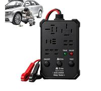 Testeur de relais automobile 12 V 24 V Testeur de voyants intégrés Outil de diagnostic pour relais de voiture pour diagnostics de voitures, camions, SUV, semi-remorques, moteurs
