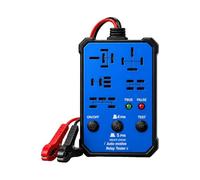 Testeur de relais pour voiture | 12 V 24 V Détecteur de vérification haute précision, commutateurs de relais et inspecteur de circuit | pour diagnostic de véhicule, voiture, SUV, semi-camion