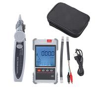 Testeur de Réseau LCD Multifonction, Localisateur de Câble et Multimètre, Boîtier ABS, Portée 400m - Détection Précise, LED Intégrée, Outil Compact pour Électricien et Maintenance