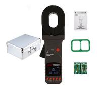 Testeur De Résistance De Terre Avec Testeur De Boucle De Terre 0.010-1200Ω, Mesure Faible Courant 0.01mA, Appareil Numérique Pour Inspection De Réseaux Électriques Et Maintenance Industrielle