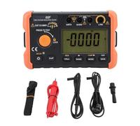 Testeur de Résistance D'isolation Mégohmmètre 50 V-2500 V Compteur de Résistance 1, 3 MA Technologie D'étalonnage du Panneau de Décharge Automatique pour la Maintenance des