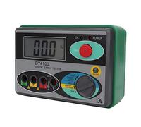 Testeur de Résistance DY4100 Testeur de Résistance de Terre Physique Testeur de Megaohmmètre Mesureur Écran LCD Numérique avec Sac (DY4100 Digital Display)