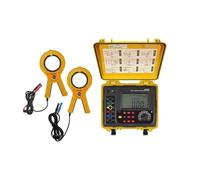 Testeur de résistance, ETCR3200C Testeur De Résistance De Terre À Double Pince, Plage De Mesure 300 KΩ, Détecteur De Courant De Terre 600 A, Testeur De Résistance Du Sol
