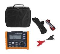 Testeur de Résistance, PEAKMETER PM5203 Mégohmmètre Numérique Affichage Analogique et Numérique 50-1000V Testeur de Résistance d'isolement Meter - Calculateur de tension AC et DC Automatique