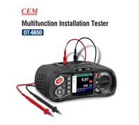 Testeur de résistance, Testeur D'installation Multifonction DT-6650 Avec Résistance D'isolement Et Résistance De Terre(DT-6650Gray)