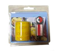 Testeur de rotation de pompe avec électrovanne outil de détection de fonctionnement pour systèmes de chauffage, conçu pour des contrôles rapides de performance par des entrepreneurs (jaune)