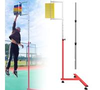 Testeur de saut vertical avec roues pour mesure précise de la hauteur dans l'entraînement sportif pour adultes et enfants