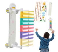 Testeur de saut vertical - Barre de test de hauteur | Kit d'évaluation d'entraîneur de portée et de frappe réglable, règle de hauteur pour athlétique, cadeau pour la journée des