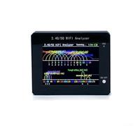 Testeur de signal WiFi, détecteur d'interférences WiFi pour réseaux 2,4 G et 5G avec cartographie du signal en temps réel et analyse de l'utilisation de la fréquence (ABS)