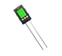 Testeur de sol 6 en 1 - Brevet, écran HD, compact, précis | Moniteur environnemental sans batterie pour , pelouse, ferme, jardin, outil d'analyse professionnelle de culture