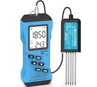 Testeur de sol 7 en 1, affichage numérique, testeur d'azote, de phosphore et de potassium, pH, humidité, conductivité des nutriments, EC-mètre, testeur de sol portable for engrais et nutriments