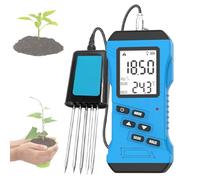 Testeur de sol 7 en 1, kit d'analyse de sol haute précision avec capteurs NPK, EC, pH, humidité, température et conductivité. Testeur de sol intelligent, pour plantes d'intérieur et d'extérieur
