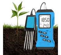 Testeur de Sol 7 en 1, Test de fertilité du Sol, Azote, phosphore, testeur de Potassium Npk, Compteur EC, PH, humidité, température, conductivité