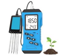 Testeur De Sol 7-en-1, Testeur Npk, Mesureur Ec, Mesureur D'humidité Ph, Température, Conductivité, Test Numérique Haute Précision De La Fertilité Du Sol Pour Pelouse Et Ferme Npk detection