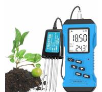 Testeur de sol numérique 7 en 1 : mesure le pH, NPK, humidité et plus | Testeur de sol numérique 7 en 1 de qualité professionnelle avec lectures instantanées et sans réactifs pour une gestion