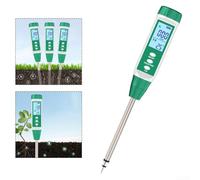 Testeur de sol numérique avec fonction de verrouillage et rétroéclairage LCD pour une analyse précise des nutriments et de la température du sol, pour une utilisation agricole et botanique (testeur de