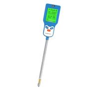Testeur de sol portable 6 en 1 pour précision de la température, de la lumière et de l'humidité, pour jardiniers et agriculteurs