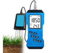Testeur De Sol Portable 7 en 1, Ph-mètre Numérique avec Capteurs Npk, Ce, Ph, Humidité, Température Et Conductivité, pour La Surveillance De La Fertilité du Sol Et De L Temperature+Humidity+EC+PH+NPk